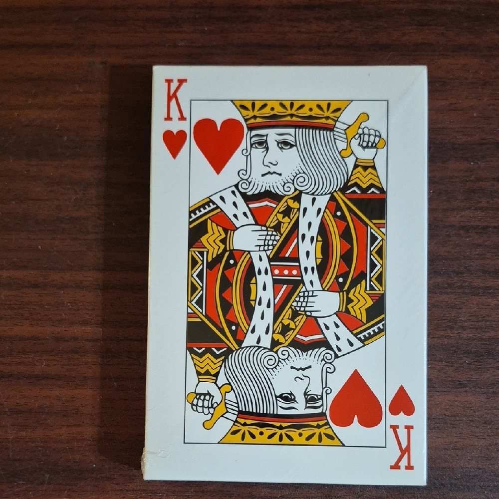 Jumbo Classic Playing Card - King of Hearts NEW AND SEALED